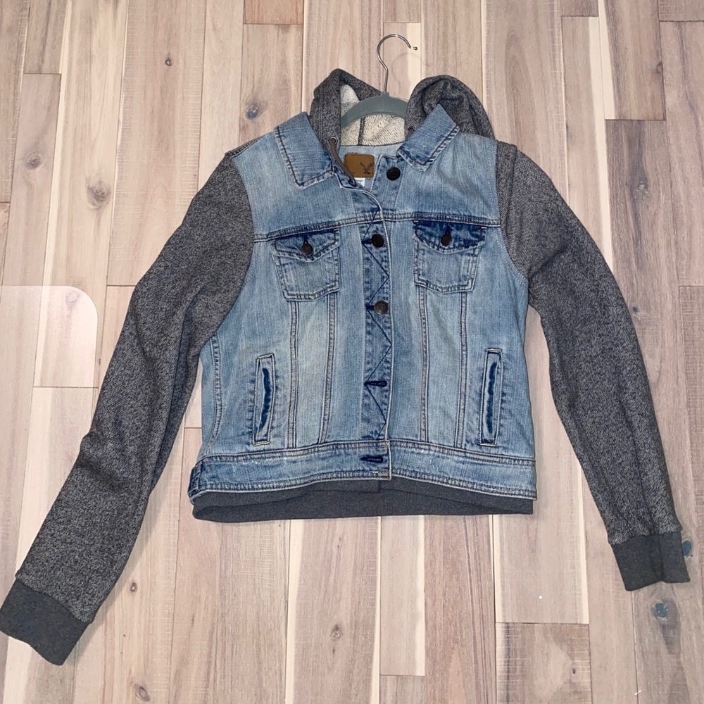Denim Jacket with hoodie